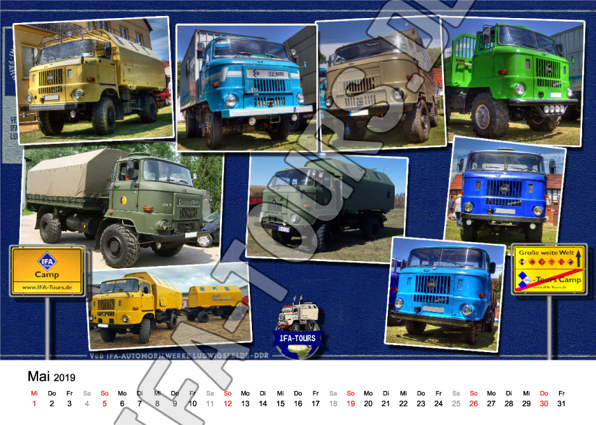 IFA-Tours Kalender 2019