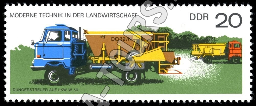 Briefmarken der DDR mit IFA Fahrzeugen