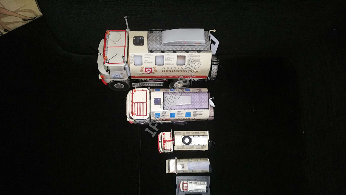 IFA LKW W50 LA/A/C "Expedition" aus Papier in 1:25