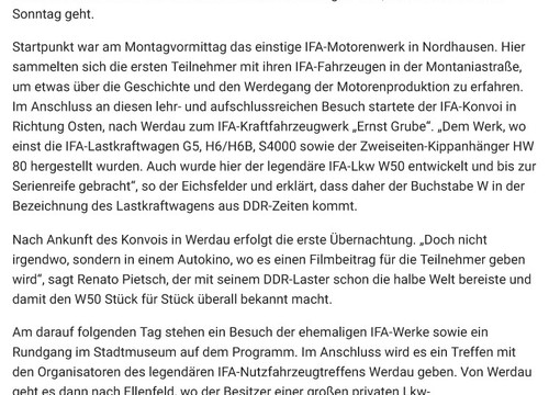 Mit dem W50 zurück zu den Wurzeln der IFA-Geschichte