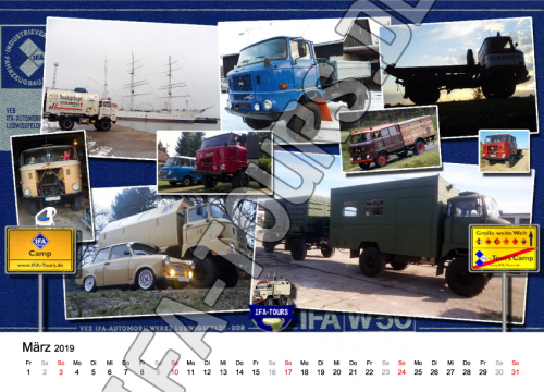 IFA-Tours Kalender 2019