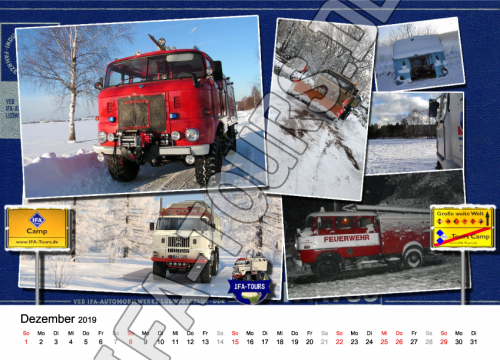 IFA-Tours Kalender 2019