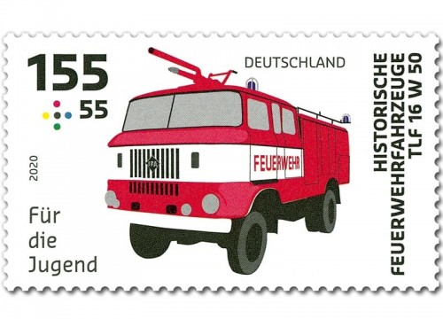 IFA LKW W50 - Briefmarke