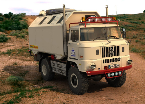 IFA LKW W50 LA/A/C "Expedition" in 3D