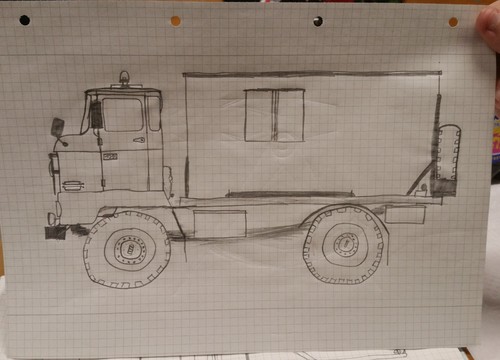 IFA LKW L60 - Zeichnung