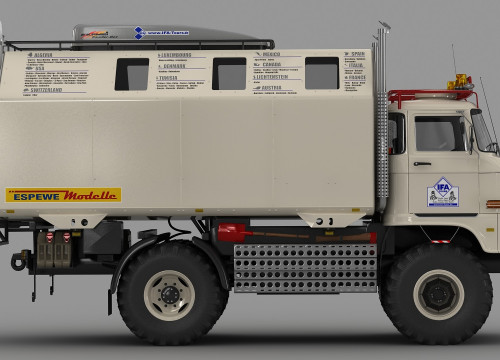 IFA LKW W50 LA/A/C "Expedition" in 3D