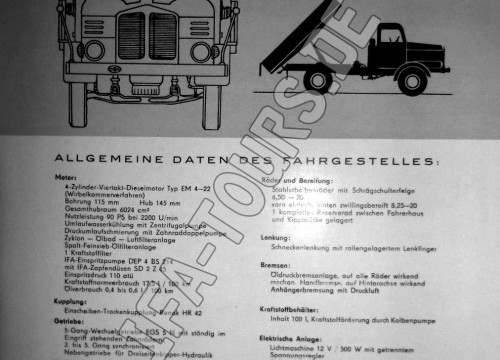 IFA LKW S4000 Dreiseitenkipper