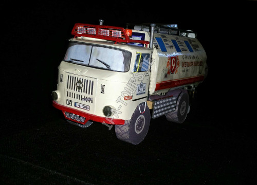 IFA LKW W50 LA/A/C "Expedition" aus Papier in 1:25