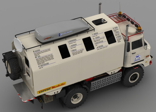 IFA LKW W50 LA/A/C "Expedition" in 3D