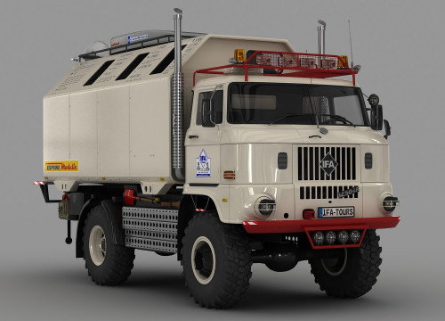 IFA LKW W50 LA/A/C "Expedition" in 3D