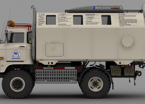 IFA LKW W50 LA/A/C "Expedition" in 3D