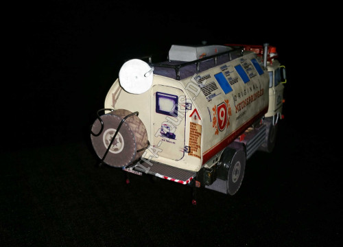 IFA LKW W50 LA/A/C "Expedition" aus Papier in 1:25