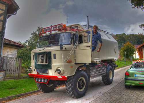 Maximilian Arland am IFA LKW W50