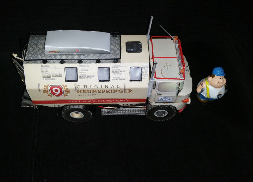 IFA LKW W50 LA/A/C "Expedition" 4x4 gebaut aus Papier in 1:18