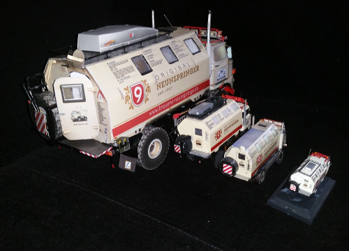 IFA LKW W50 LA/A/C "Expedition" 4x4 gebaut aus Papier in 1:18