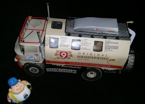 IFA LKW W50 LA/A/C "Expedition" 4x4 gebaut aus Papier in 1:18