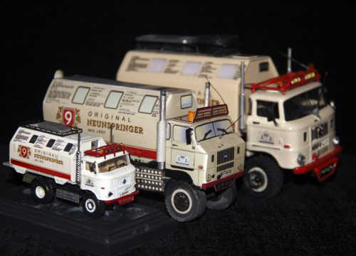 Papiermodell IFA LKW W50 LA/A/C "Expedition"