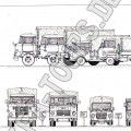 IFA LKW Typen im Vergleich - Zeichnung