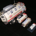 IFA LKW W50 LA/A/C "Expedition" 4x4 gebaut aus Papier in 1:18