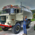 Maximilian Arland am IFA LKW W50