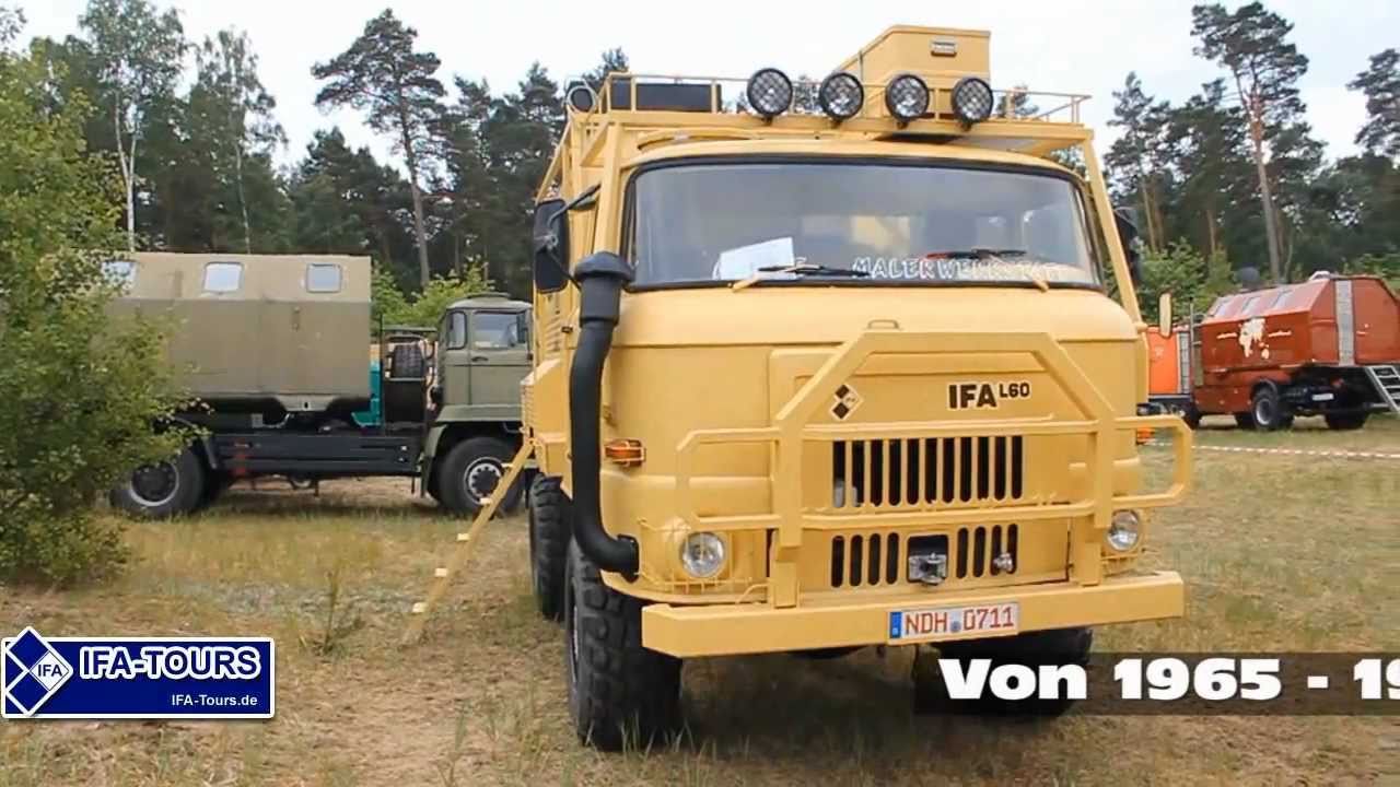 IFA-Tours Treffen 2011 in Ludwigsfelde mit W50 und L60  Teil 1/2