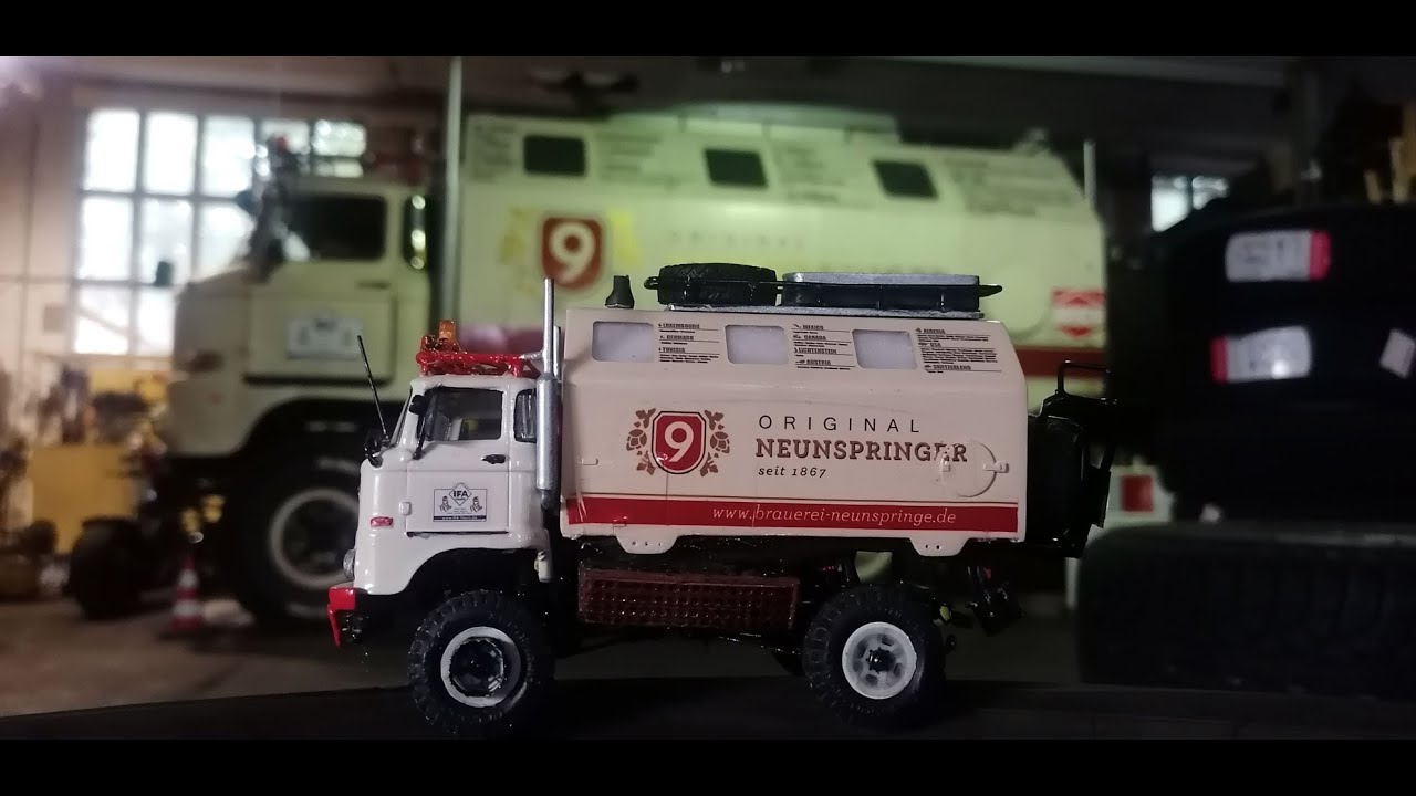 IFA LKW W50 RC Modell 1:43 beim Vorbild