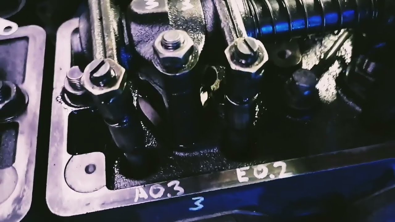 IFA Garage - IFA LKW W50 - Ventilspiel am 4VD Motor einstellen