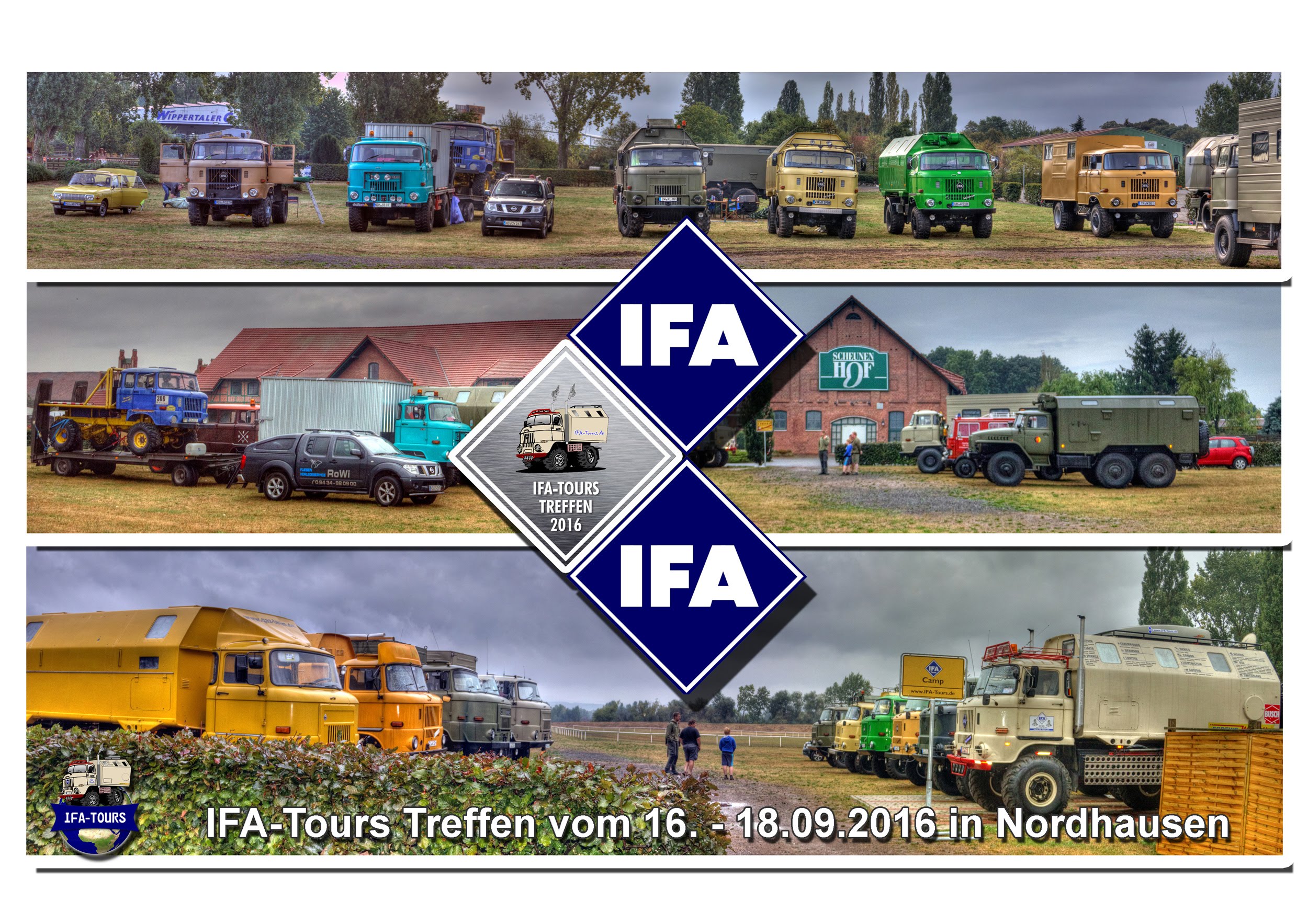 IFA-Tours Treffen 2016 Nordhausen - Fahrt zum Museum