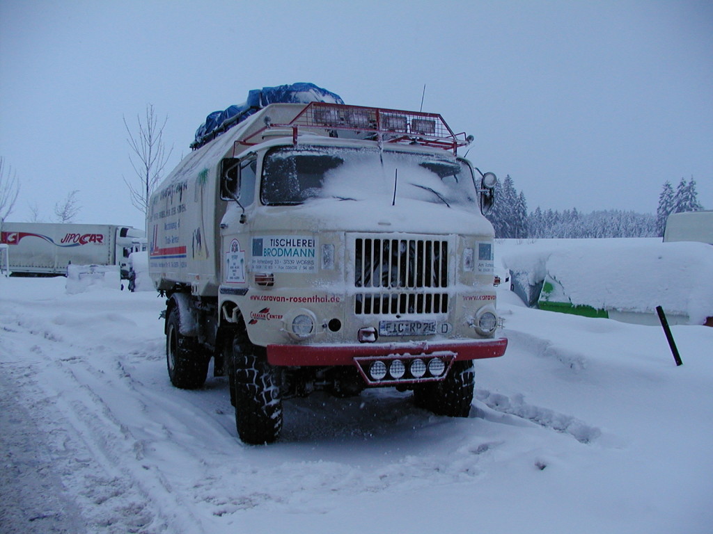 IFA W50 unterwegs in den Alpen