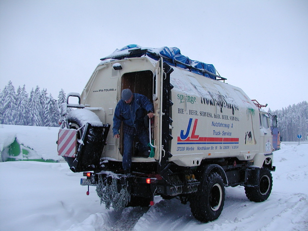 IFA W50 unterwegs in den Alpen