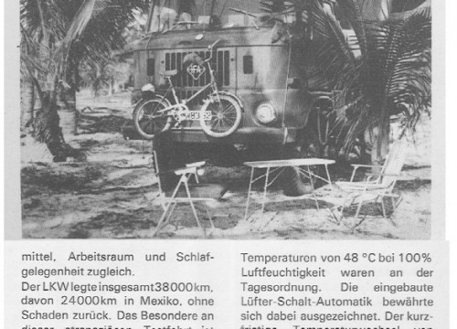 1969 Reise mit IFA W50 in Mexiko