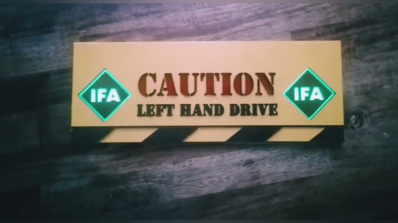 IFA Garage - Caution Left Hand Drive