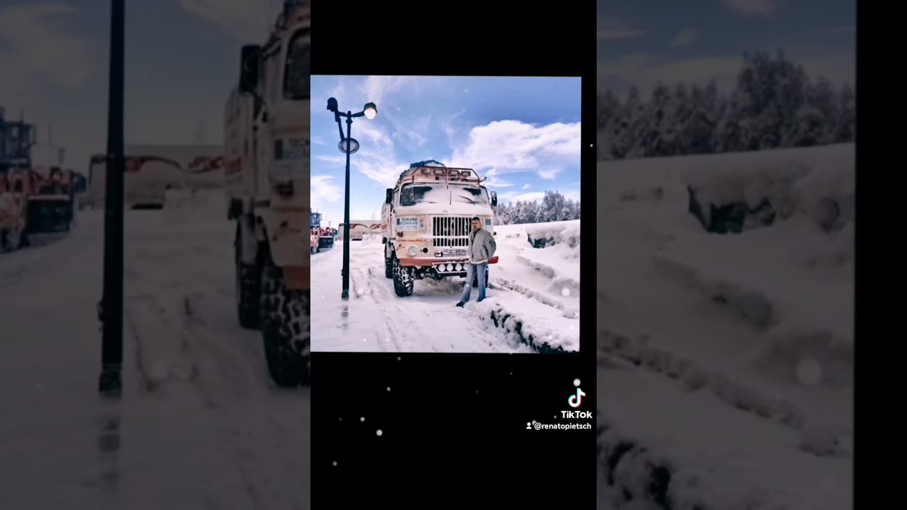 IFA LKW W50 im Schnee #ifa #4x4 #diesel #laster #lastkraftwagen #lastwagen #lkw