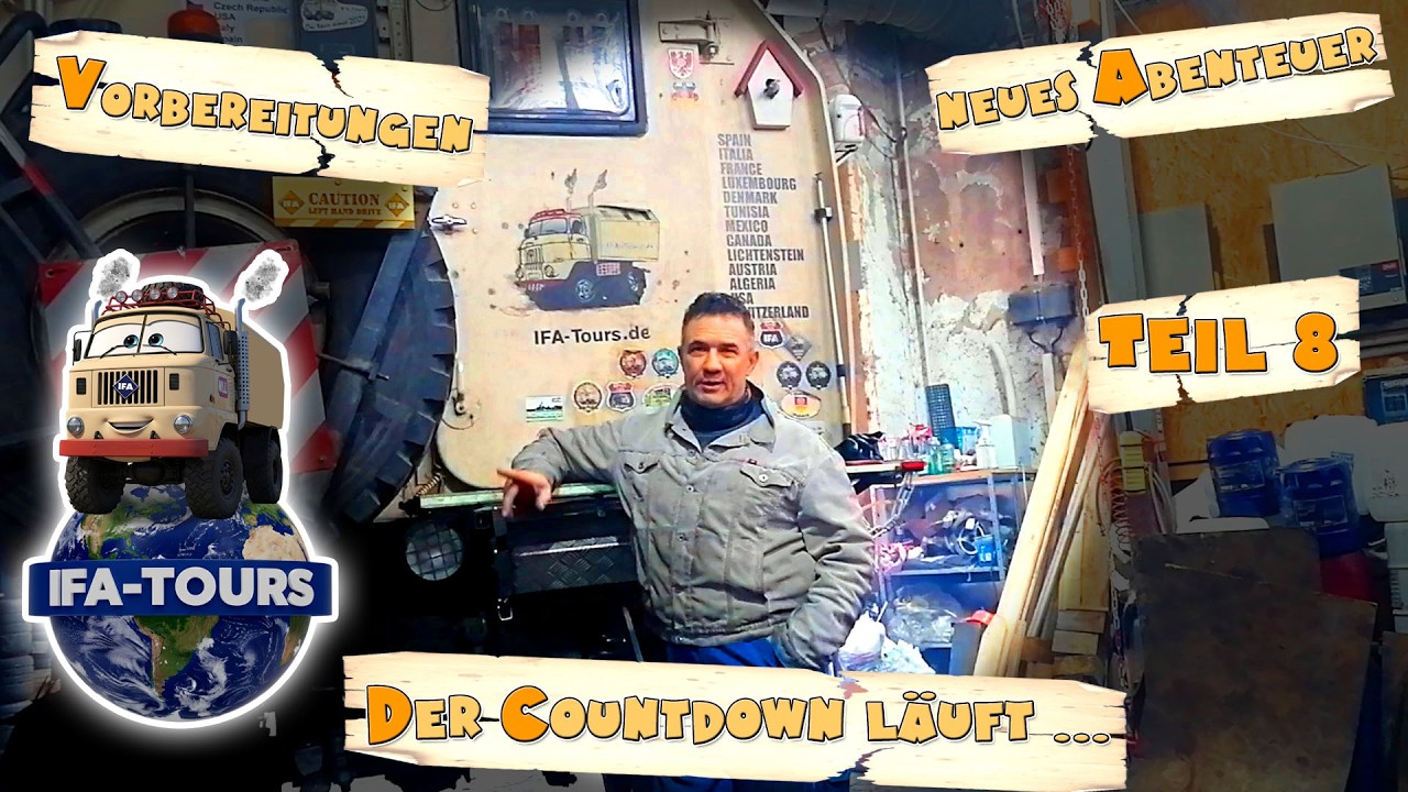 IFA W50 Projekt: Sicherer Halt & Volle Autarkie! 🔋⛓️ Ersatzradhalter & Koffer-Power | Teil 8