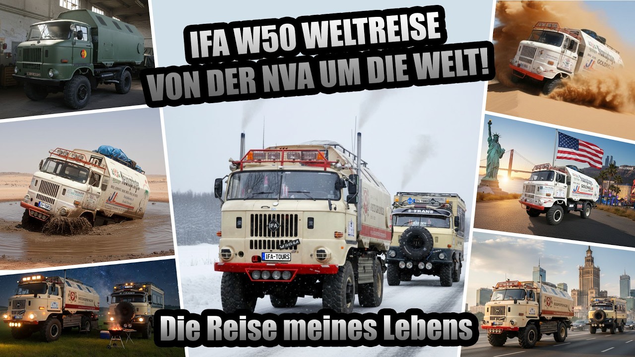 Die Reise meines Lebens: Mit dem IFA LKW W50 um die Welt 🌍🚛