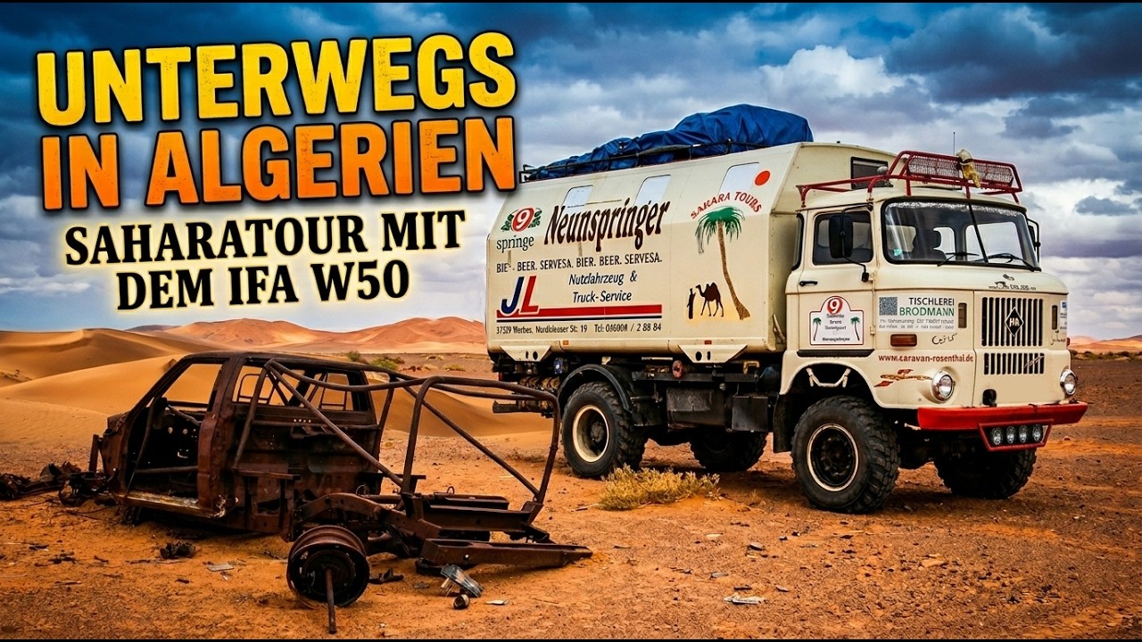 Mit dem DDR-Kultlaster durch die Sahara! 🚛💨