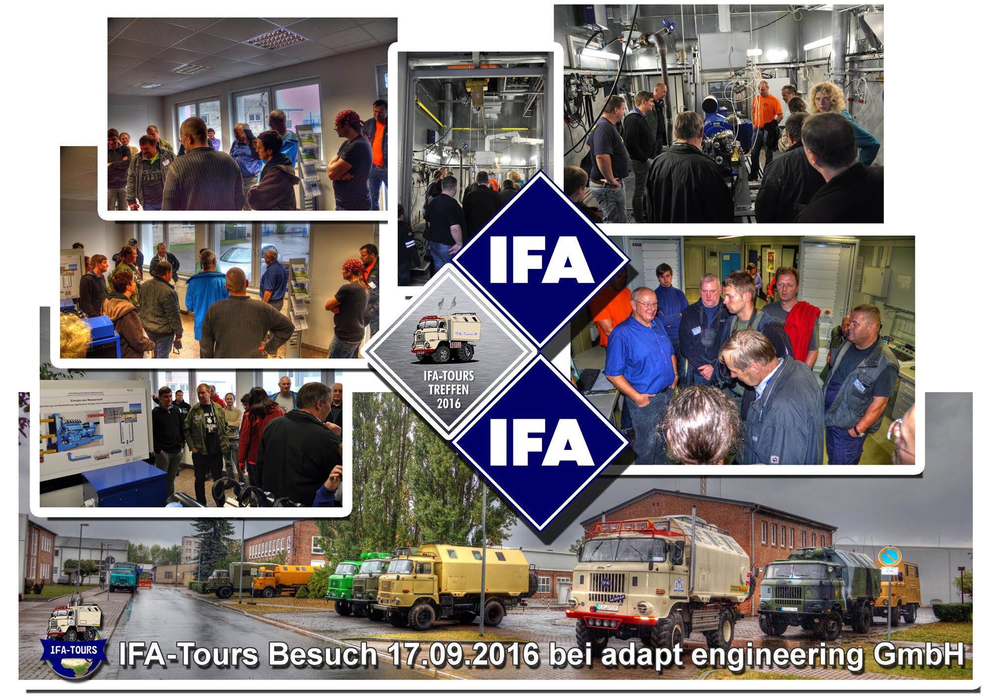 IFA-Tours Treffen 2016 Nordhausen - Besuch Motorenprüfstände